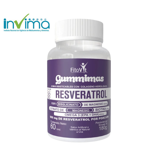 Resveratrol en gomas x60
