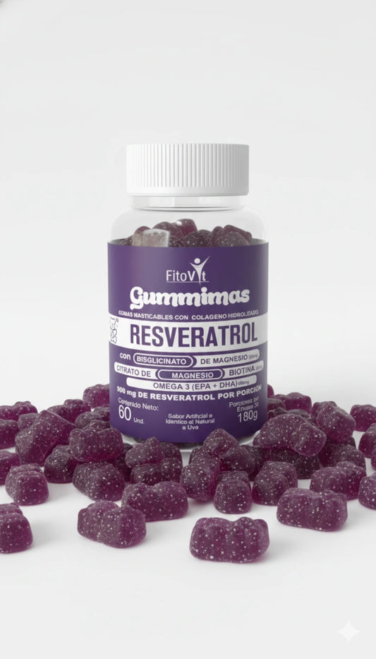 Resveratrol en gomas x60